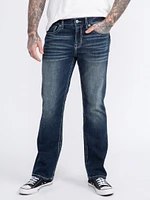 Men's Indigo Wash Classic Bootcut Jeans