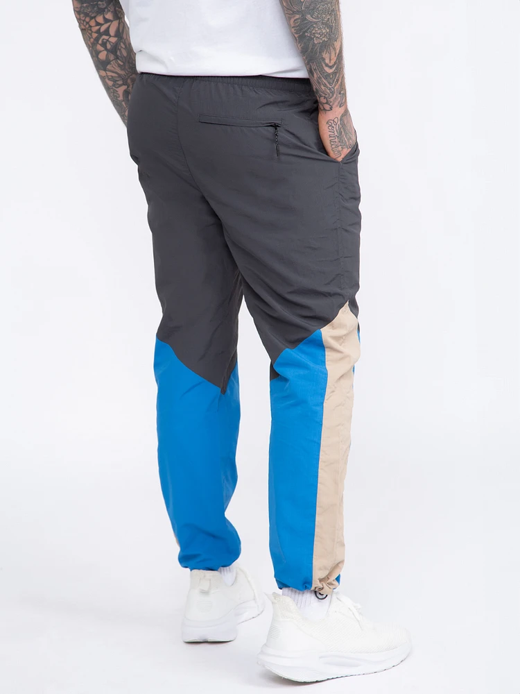 Men's Nylon Colour Blocked Pant