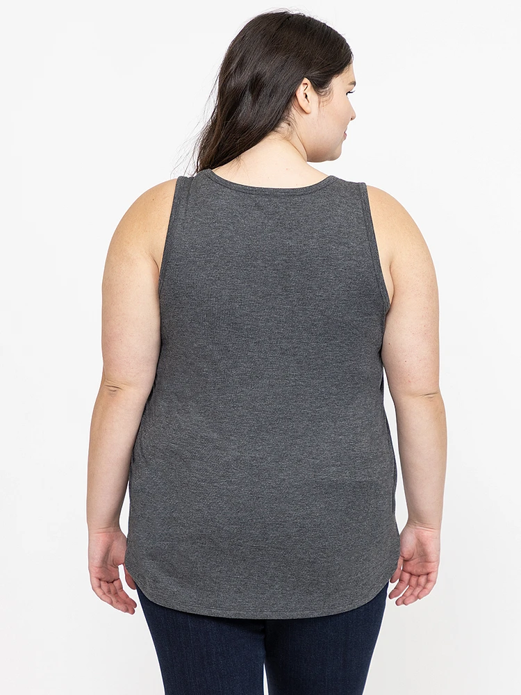 Women's Butterfly Scoop Neck Tank