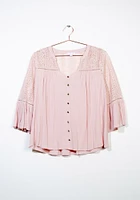 Women's Bell Sleeve Blouse