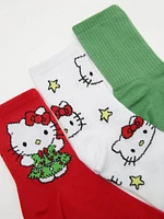 Women's Hello Kitty Christmas Socks