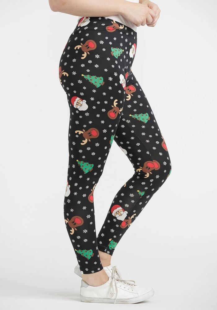 Women's Santa Reindeer Legging