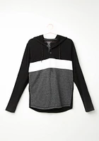 Men's Everyday Hooded Colour Block Tee