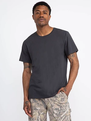 Men's Solid Crew Neck Tee