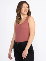 Women's Textured Square Neck Tank