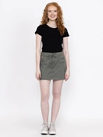 Women's Ribbed Crew Neck Tee