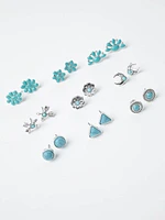 Women's Turquoise Earring Set