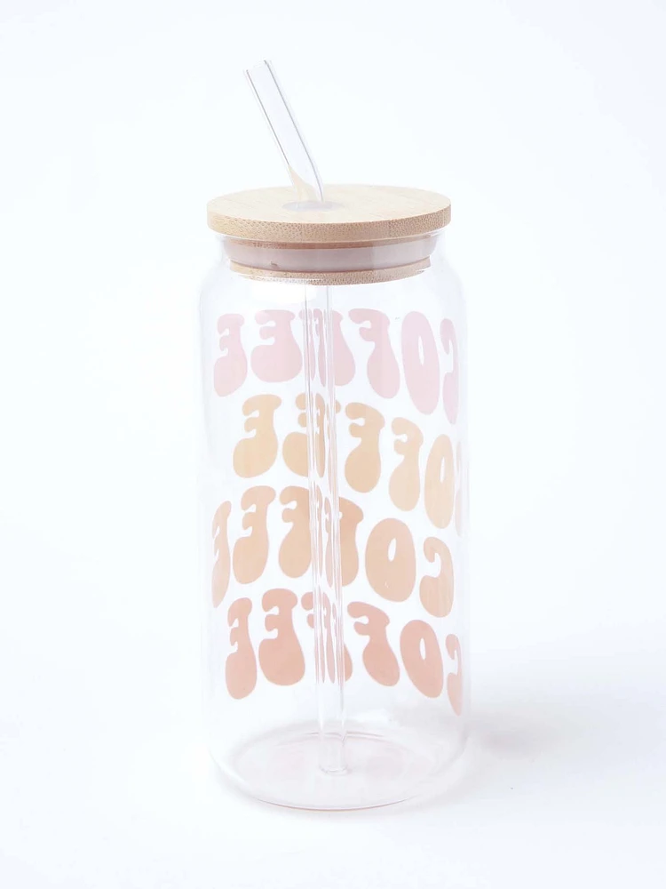 Coffee Lover Glass Tumbler