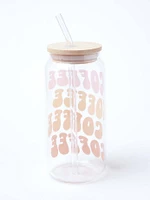 Coffee Lover Glass Tumbler