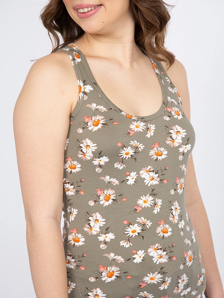 Women's Daisy Racerback Tank