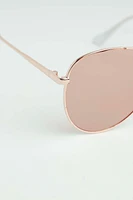 Women's Rose Gold Sunglasses