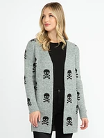 Women's Skull Cardigan