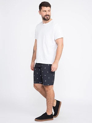 Men's Printed Flamingo Board Shorts