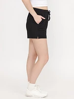 Women's Wavy Rib Pull On Short