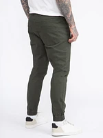 Men's 5 Pocket Olive Twill Jogger