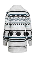 Women's Aztec Pattern Cardigan