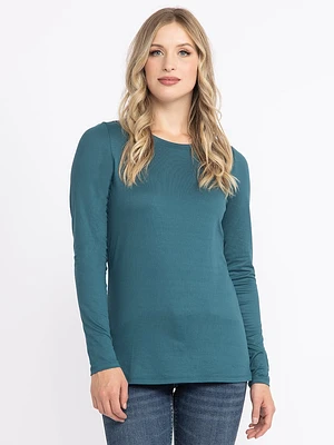 Women's Crew Neck Long Sleeve Tee