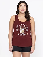 Women's Drinks Well Scoop Neck Tank