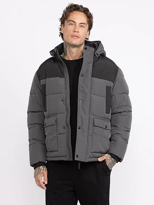 Men's Two Tone Puffer Jacket