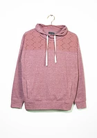 Women's Lace Insert Hoodie