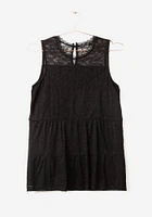 Women's Lace Babydoll Tank