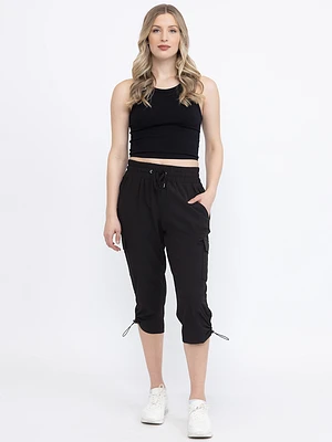 Women's Hybrid Cargo Capri