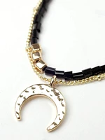 Women's Crescent Charm Necklace