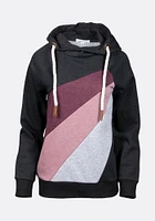 Women's Colour Block Popover Hoodie