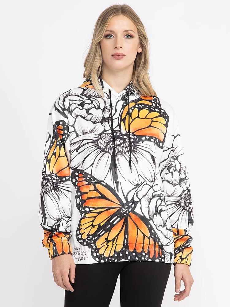 Women's Butterfly Pop Hoodie