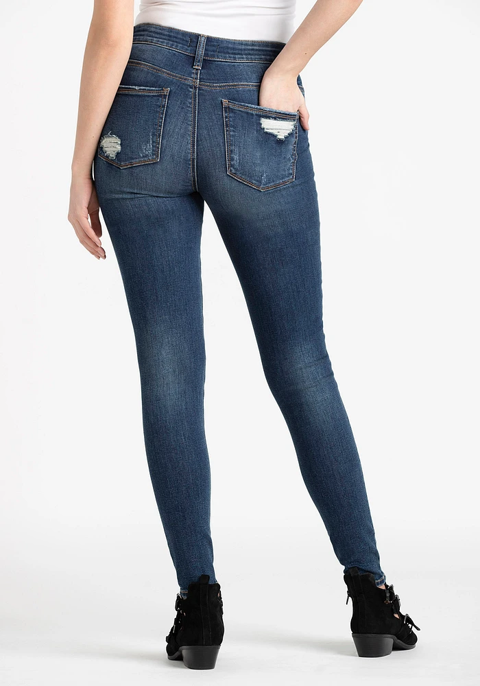 Women's  Rip & Repair High Rise Skinny Jeans