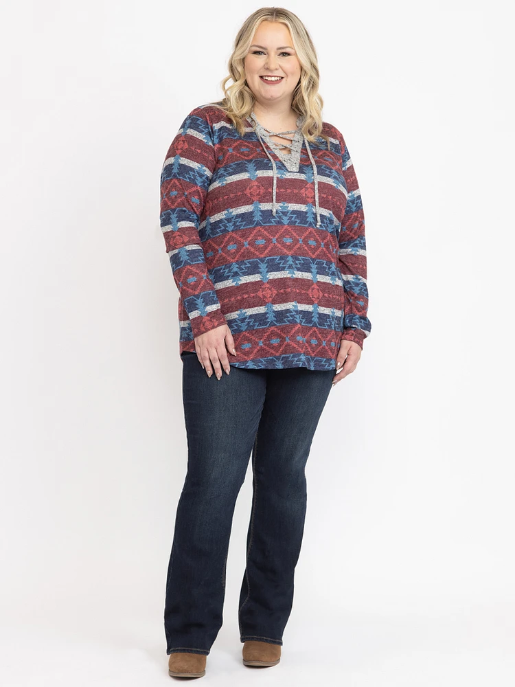 Women's Cross Neck Top