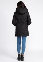 Women's Quilted Hooded Parka