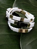 Women's Stretch Beaded Bangle Bracelets