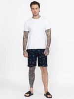 Men's Printed Neon Hybrid Shorts