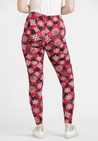 Women's Snowflake Plaid Legging