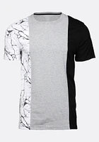 Men's Everyday Marble Colour Block Tee