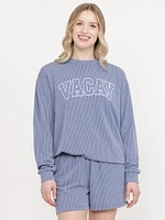Women's Vacay Wavy Rib Top