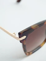 Women's Tortoise Brown Sunglasses