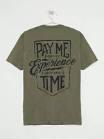 Men's Pay Me for Experience Tee