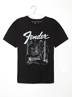 Men's Fender - Parts Diagram Tee