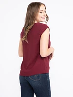 Women's Twist Hem Blouse