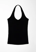 Women's Ribbed Halter Tank