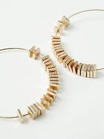 Women's Dangle Hoop Earrings