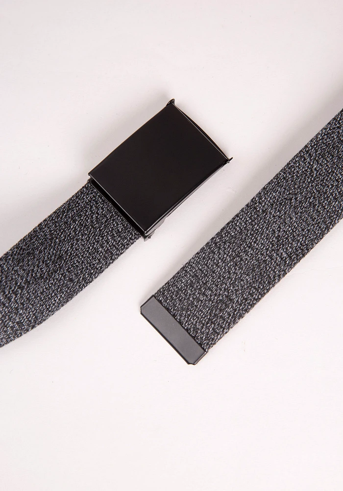 Black Mix Webbed Belt