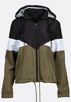 Women's Colour Block Windbreaker