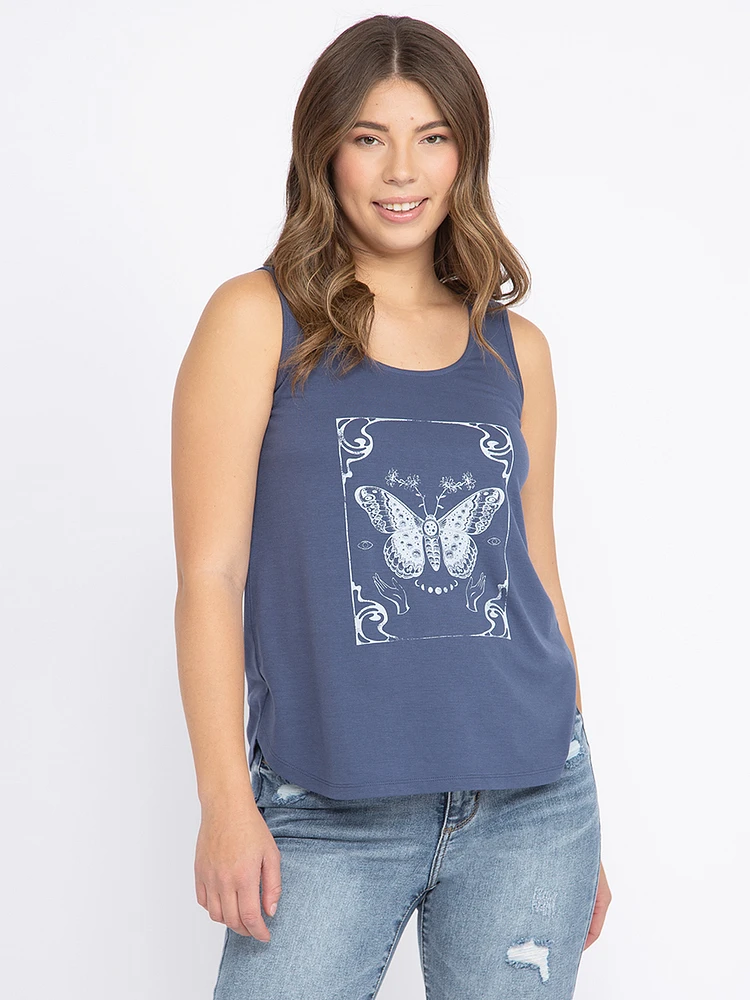 Women's Butterfly Ladder Back Tank