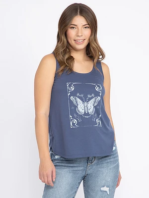 Women's Butterfly Ladder Back Tank