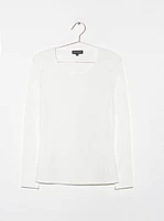 Women's Ribbed Long Sleeve Tee