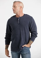 Men's Waffle Henley