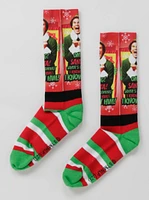 Men's Elf OMG Santa Crew Socks